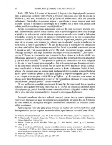 Război, pace şi comerţ în Islam....