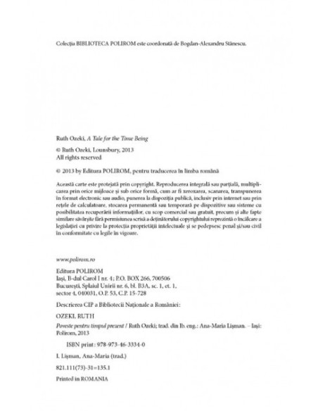 Poveste pentru timpul prezent