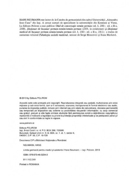 Limba germană pentru medici și asistente