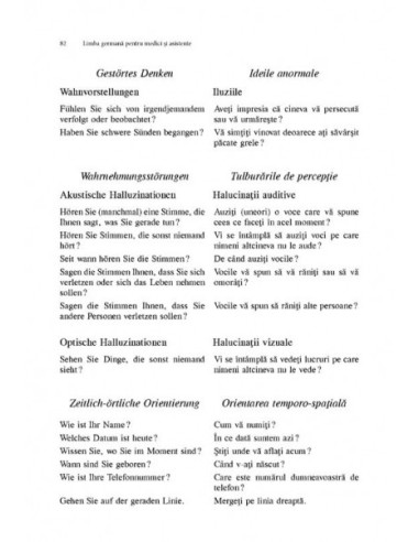 Limba germană pentru medici și asistente Limba germană pentru medici și asistente