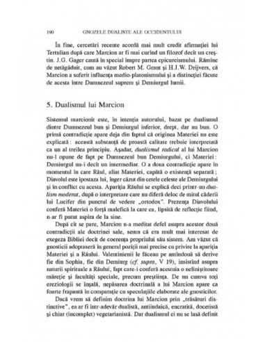 Gnozele dualiste ale Occidentului