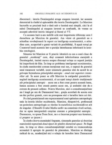 Gnozele dualiste ale Occidentului