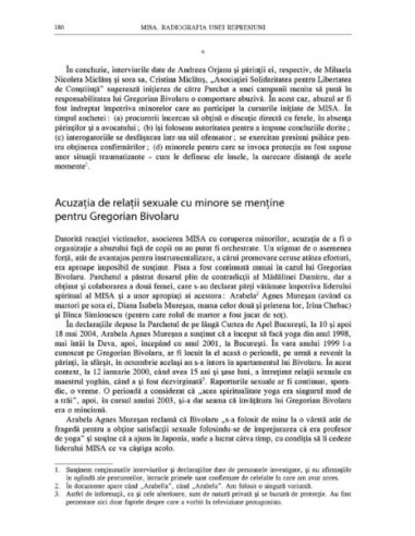 MISA. Radiografia unei represiuni