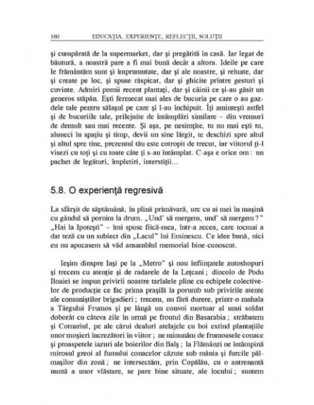 Educația. Experiențe, reflecții, soluții