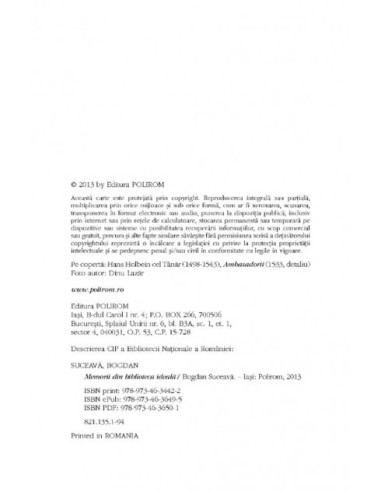 Memorii din biblioteca ideală