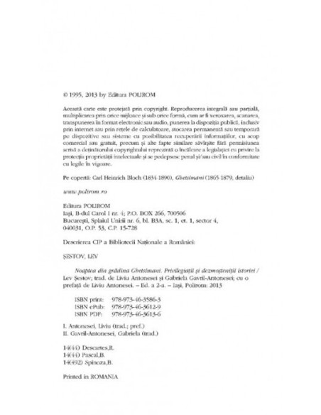 Noaptea din grădina Ghetsimani. Privilegiaţii şi dezmoşteniţii istoriei