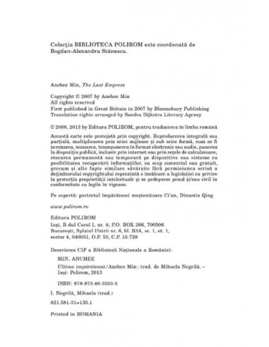 Ultima împărăteasă