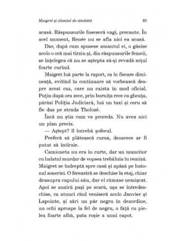 Maigret și clientul de sâmbătă