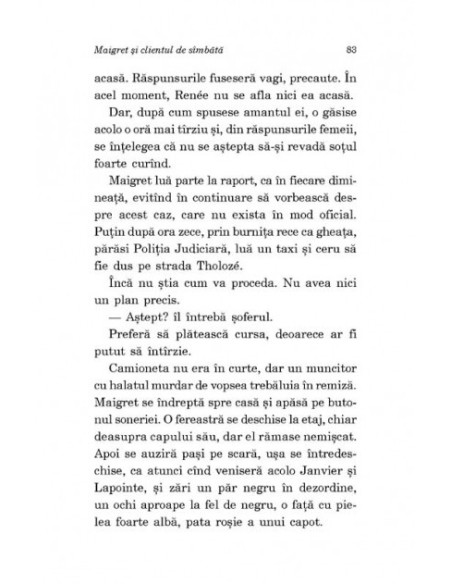 Maigret și clientul de sâmbătă