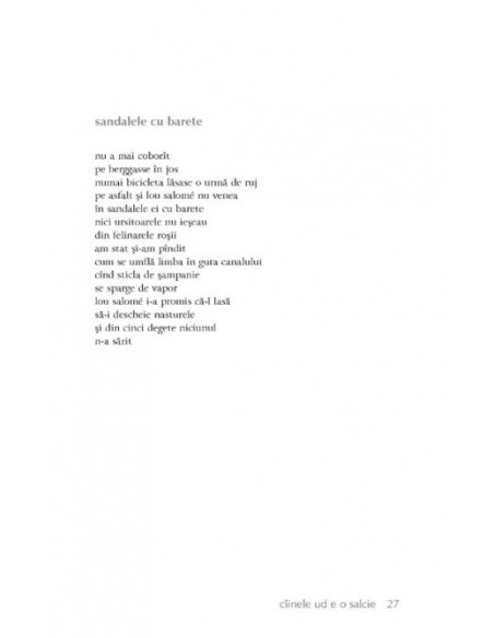 cîinele ud e o salcie