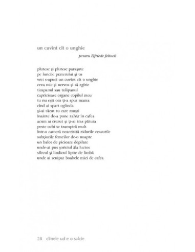 cîinele ud e o salcie