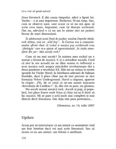 Ce-a vrut să spună autorul