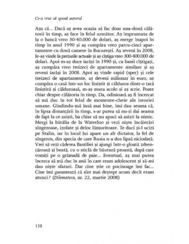 Ce-a vrut să spună autorul