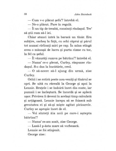 Şoareci şi oameni Şoareci şi oameni