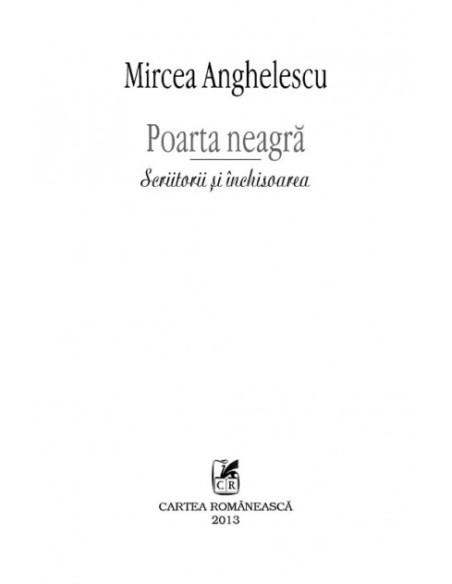 Poarta neagră. Scriitorii și închisoarea