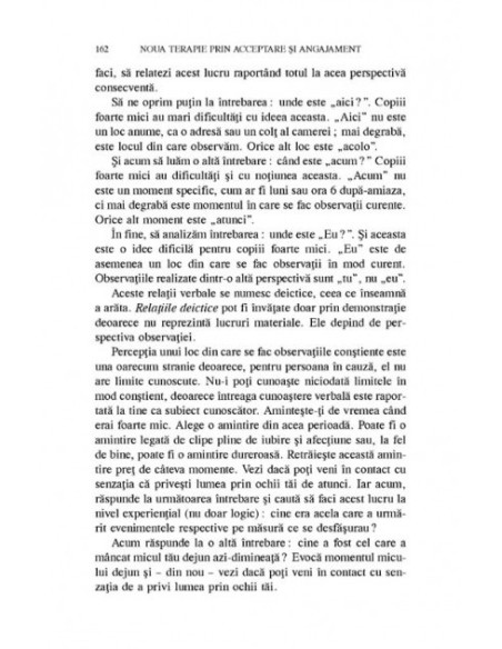 Noua terapie prin acceptare şi angajament