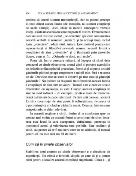 Noua terapie prin acceptare şi angajament