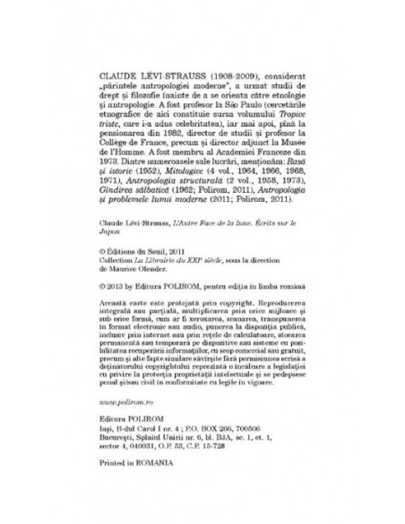 Cealaltă față a Lunii. Scrieri despre Japonia