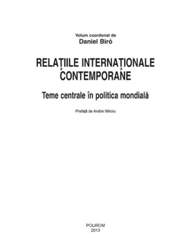 Relațiile internaționale...