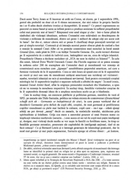 Relațiile internaționale contemporane. Teme centrale în politica mondială