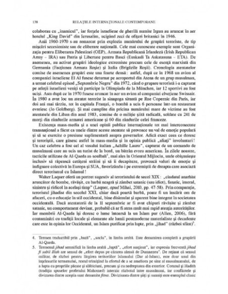 Relațiile internaționale contemporane. Teme centrale în politica mondială