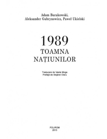 1989. Toamna națiunilor