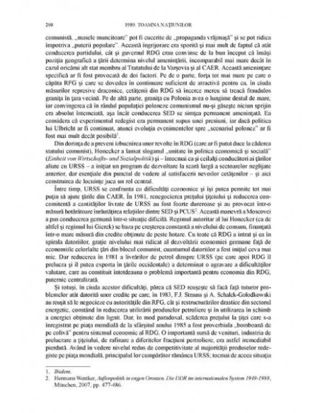 1989. Toamna națiunilor