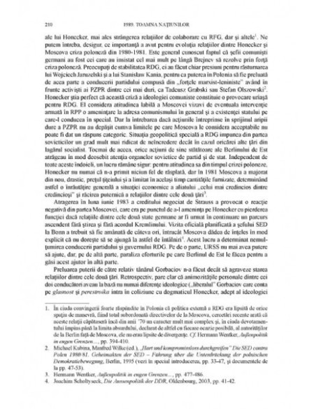 1989. Toamna națiunilor