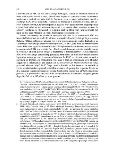 1989. Toamna națiunilor