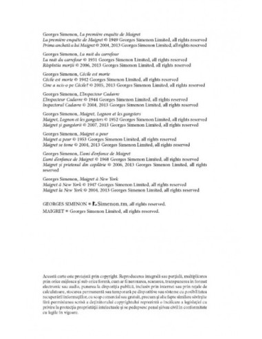 Integrala Maigret. Volumul II Integrala Maigret. Volumul II