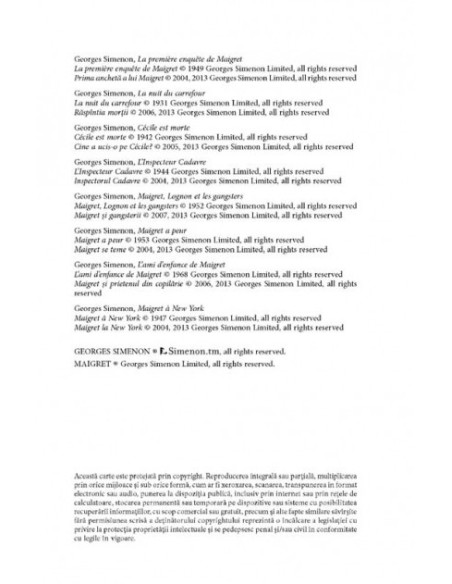 Integrala Maigret. Volumul II