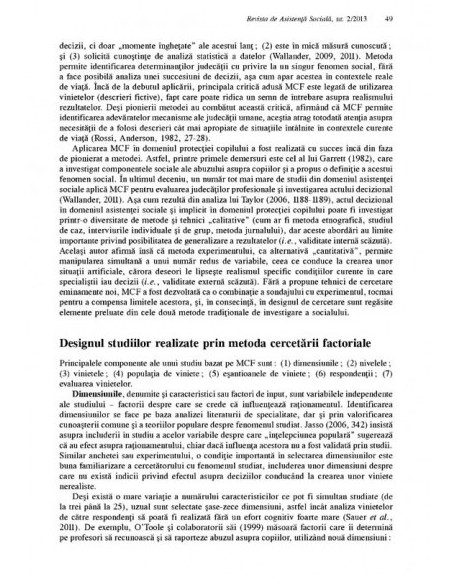 Revista de Asistență Socială. Nr. 2/2013