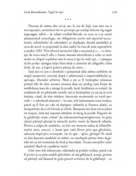 Lista basarabeană. Copil la ruşi