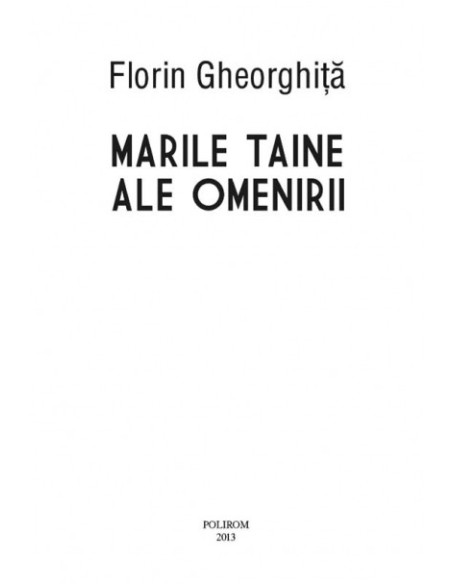 Marile taine ale omenirii