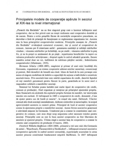 Cooperativele din România. Actori ai...