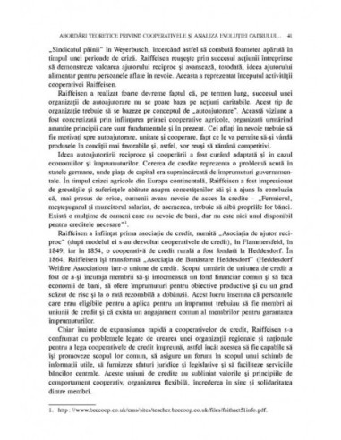 Cooperativele din România. Actori ai...