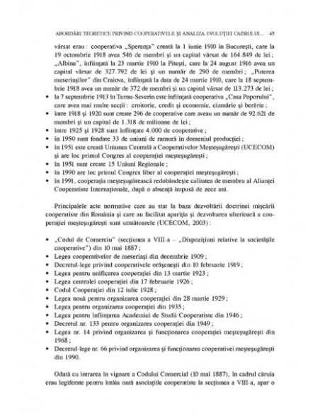 Cooperativele din România. Actori ai dezvoltării socio-economice