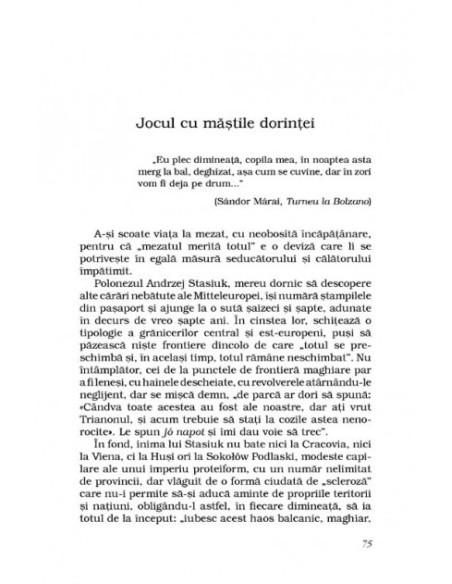 Un țărm prea îndepartat. Seducția frontierelor, frontierele seducției