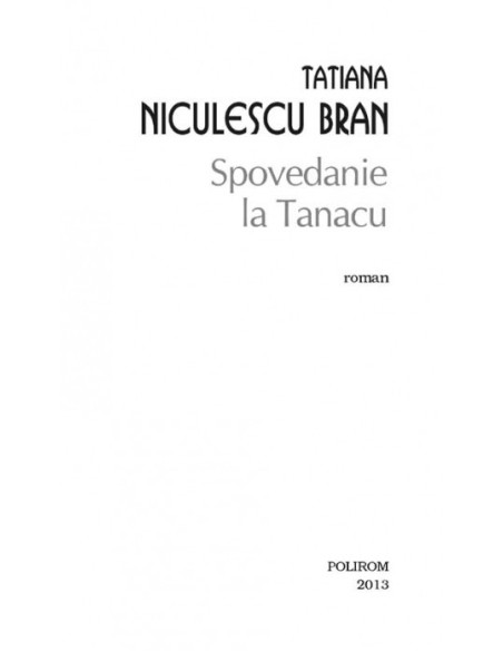 Spovedanie la Tanacu (ediție de buzunar)