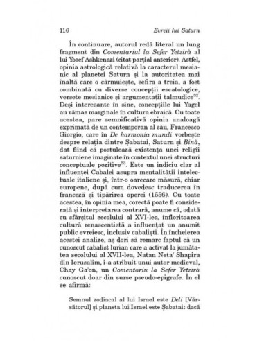 Evreii lui Saturn. Despre sabatul...
