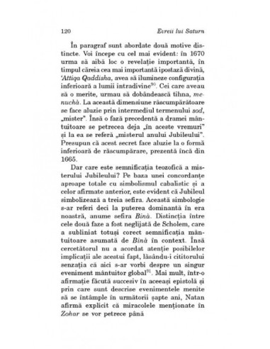 Evreii lui Saturn. Despre sabatul...
