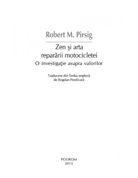 Zen şi arta reparării motocicletei