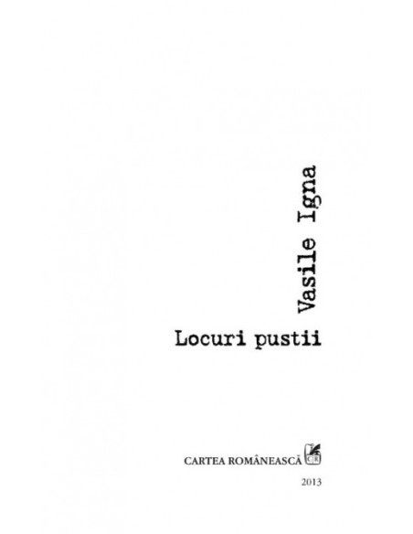 Locuri pustii
