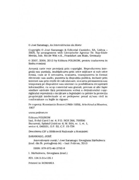 Intermitenţele morţii