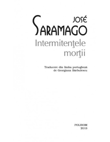 Intermitenţele morţii