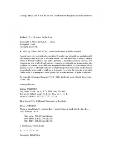 Numele trandafirului