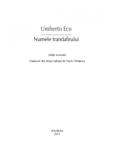 Numele trandafirului