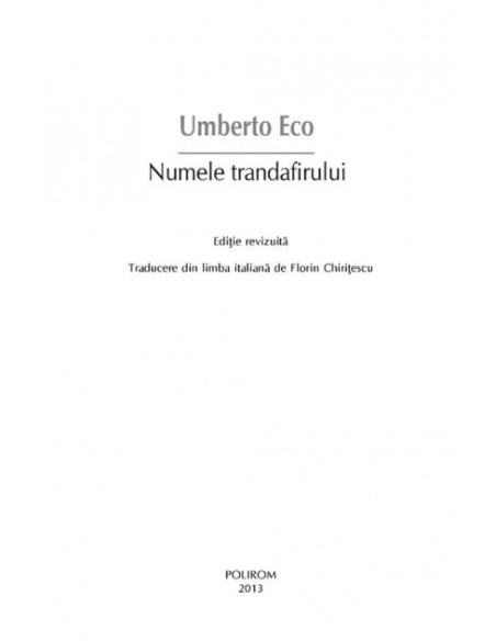 Numele trandafirului