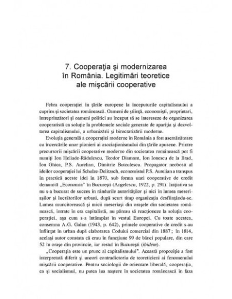 Economia socială și cooperația în România. O perspectivă socioistorică comparată