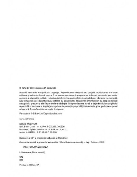 Economia socială a grupurilor vulnerabile
